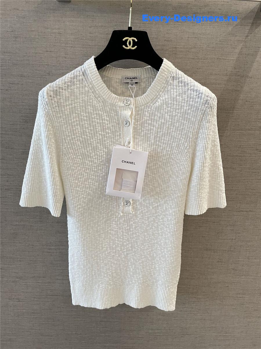 Ch**el coco beach white short sleeve