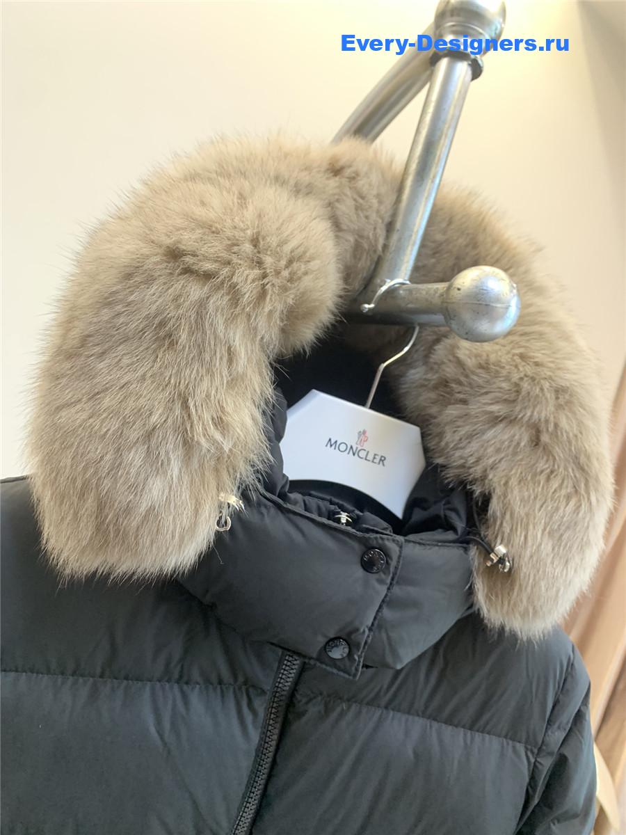 Moncler Black Fudson Down Coat