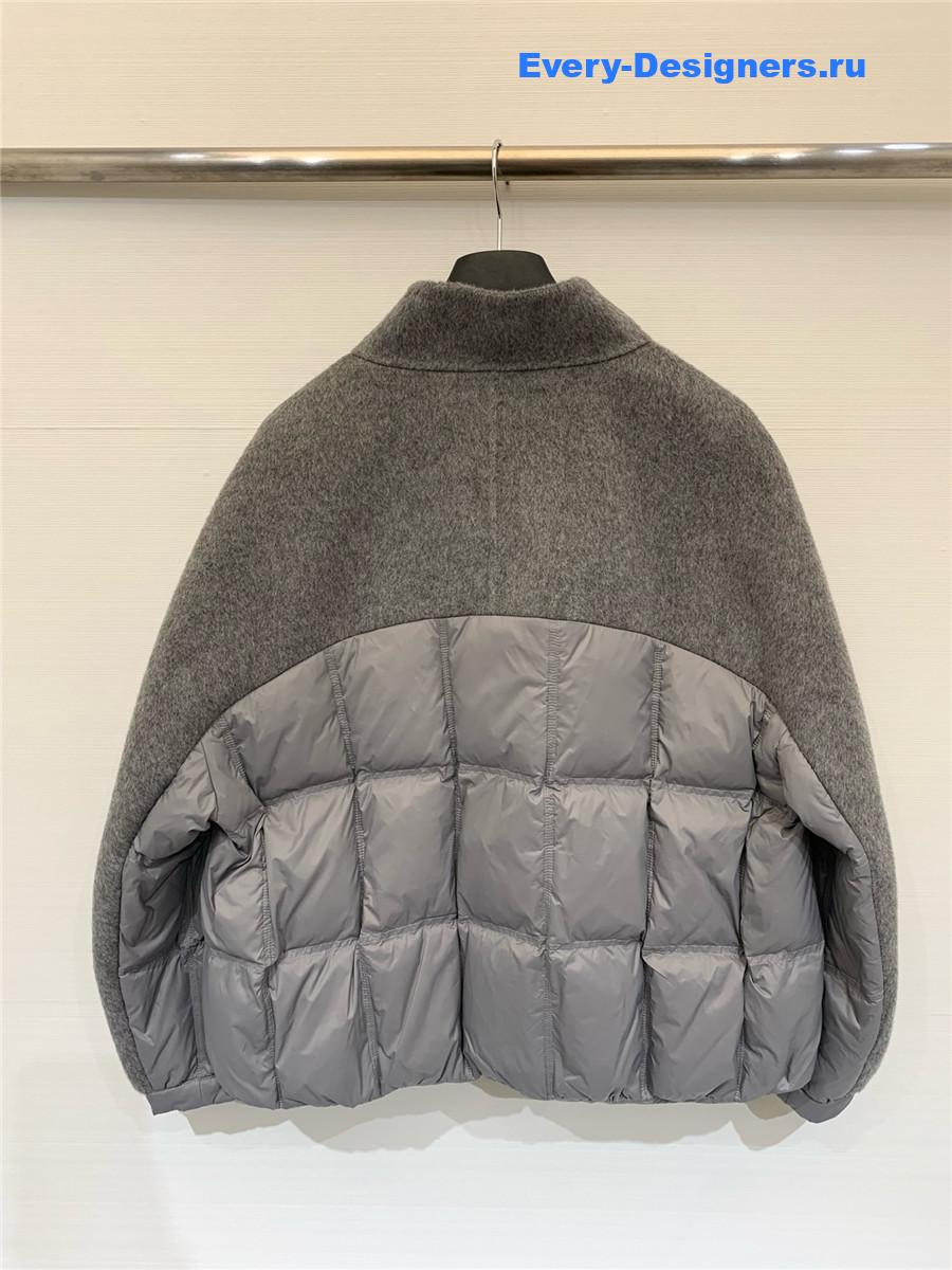 BC Grey Down Wool Jacket