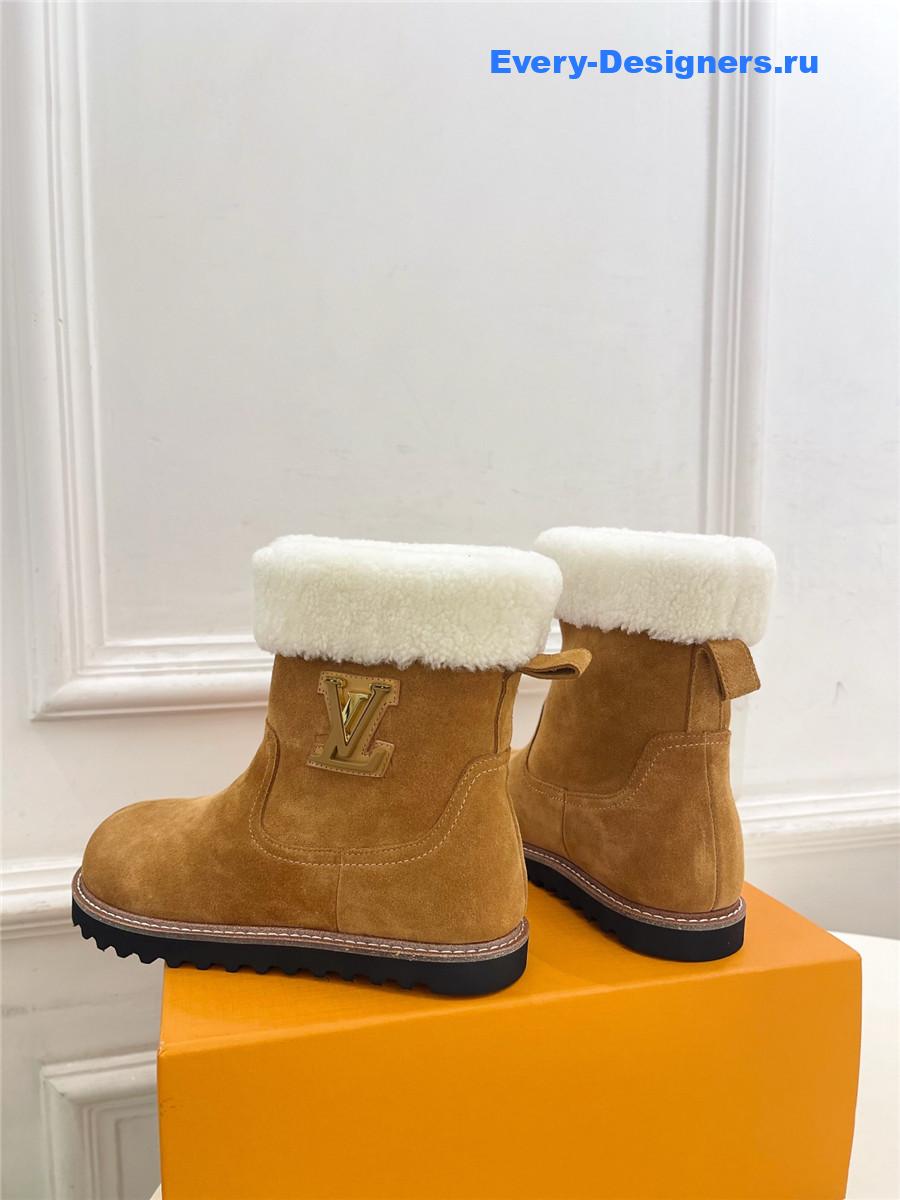 l0vis Vvtt0n suede calfskin shearling ankle boot