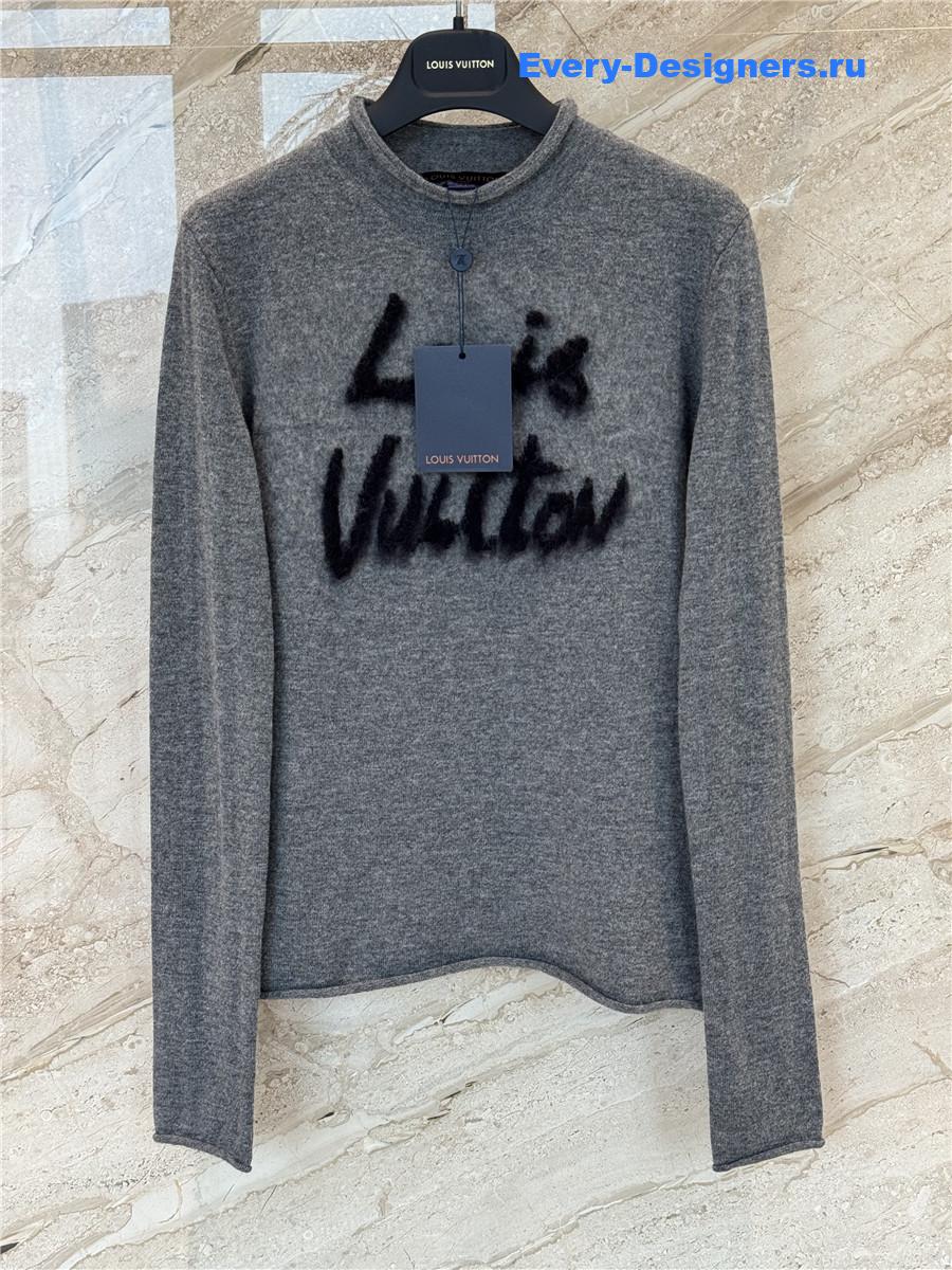 l0vis Vvtt0n brushed signature pullover