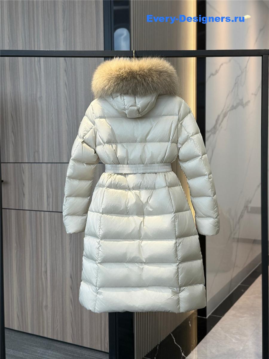 Moncler Boedic White Down Jacket