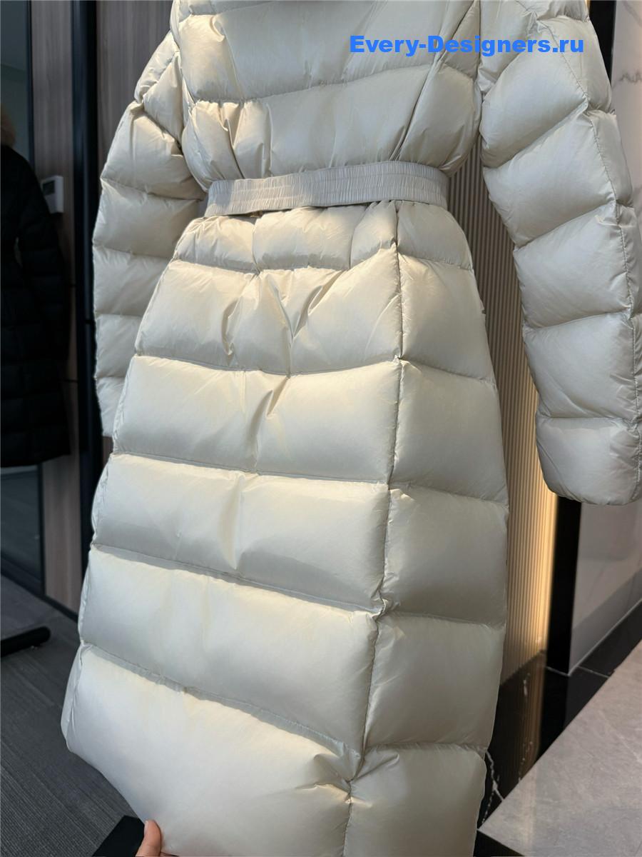 Moncler Boedic White Down Jacket