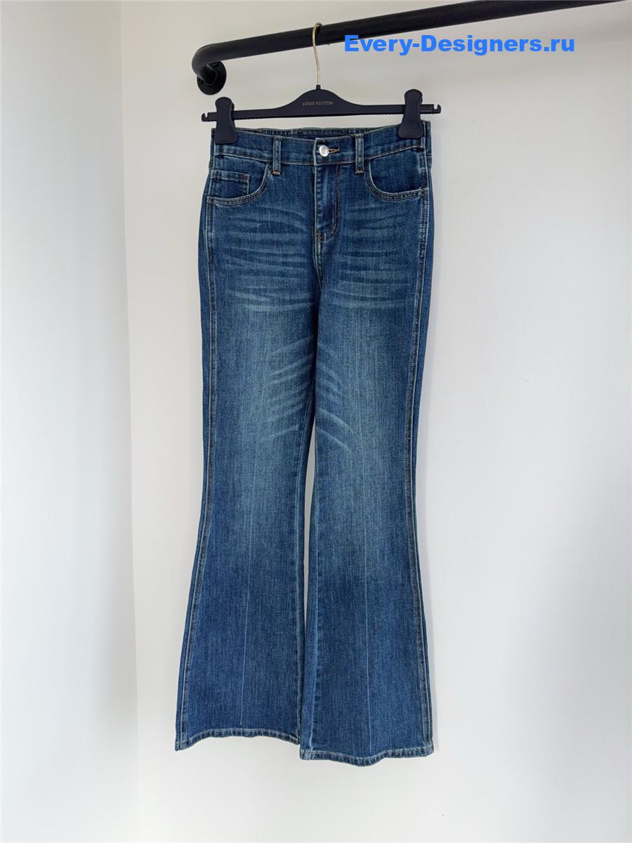 l0vis Vvtt0n blue high waist flared jeans