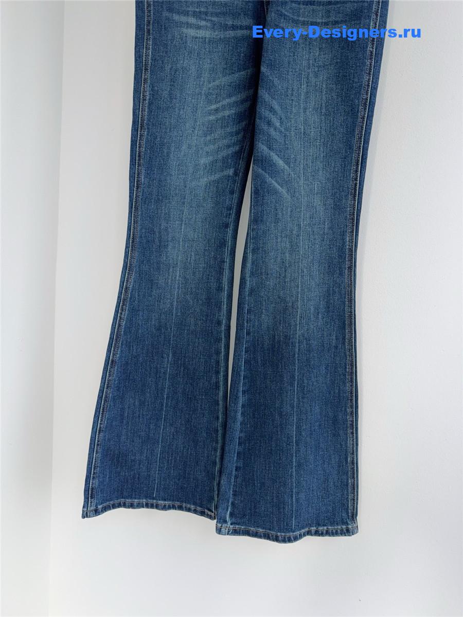 l0vis Vvtt0n blue high waist flared jeans
