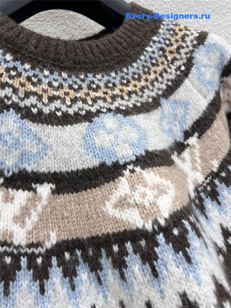 l0vis Vvtt0n graphic signature knit pullover