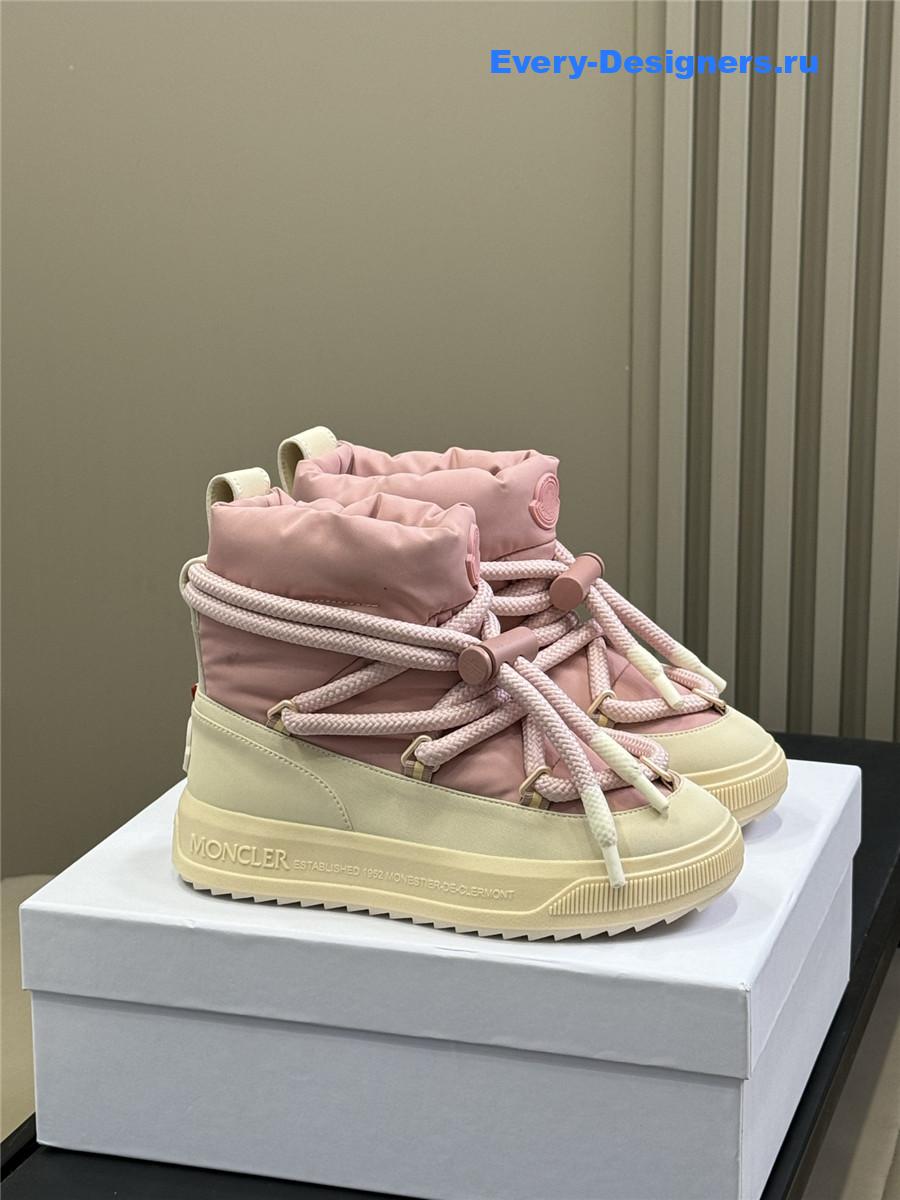 Moncler Pink Altive Mid Boots
