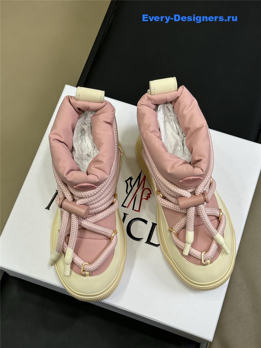 Moncler Pink Altive Mid Boots