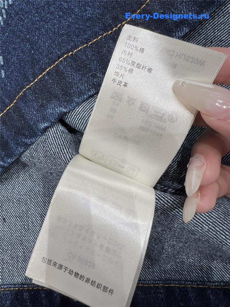 l0vis Vvtt0n monogram denim workwear overshirt