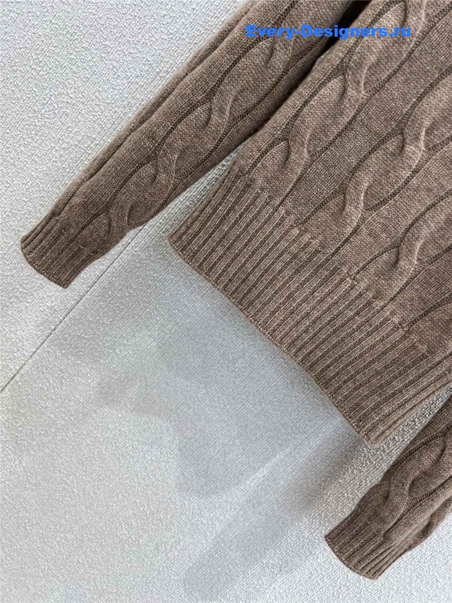 L0r0 P1ana napier cashmere cable-knit sweater set