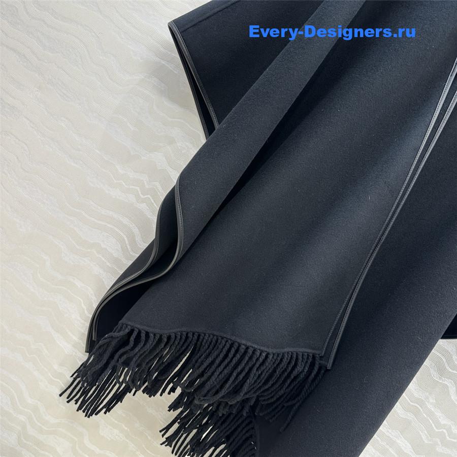 H**me5 black kelly cashmere cape