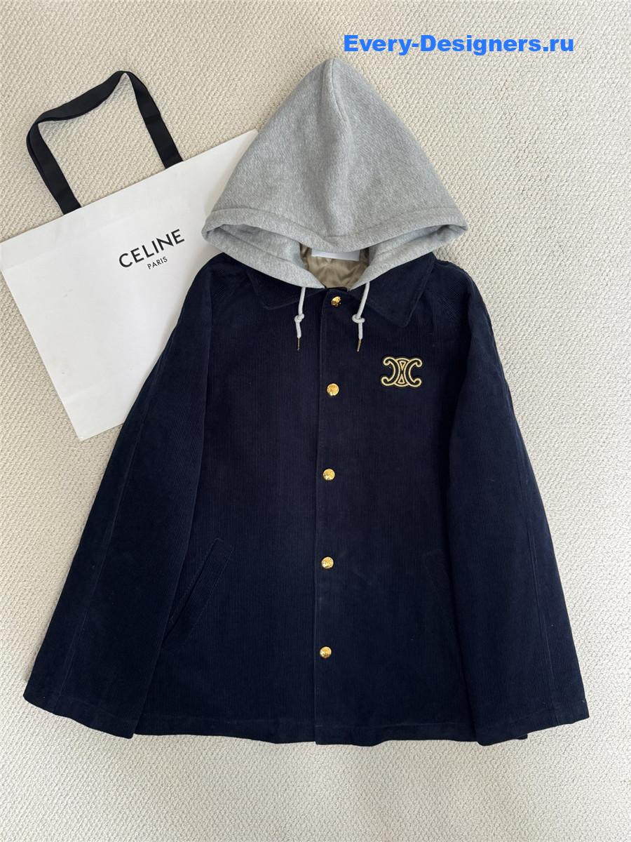 Ce1i*e triomphe corduroy coat jacket