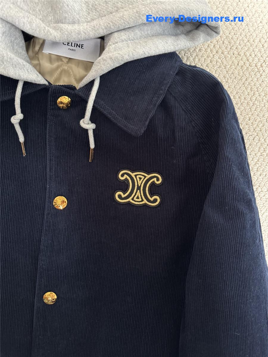 Ce1i*e triomphe corduroy coat jacket