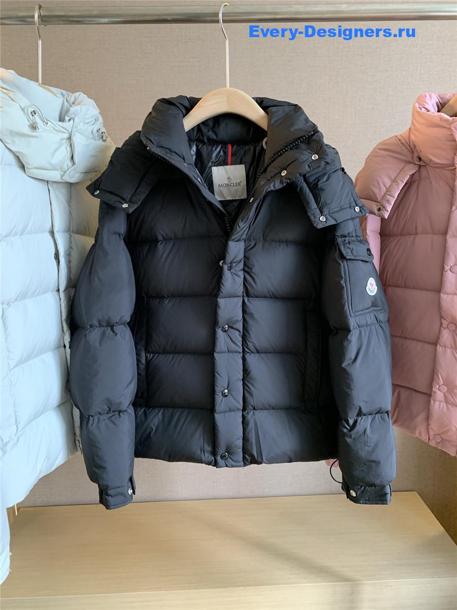 Moncler Black Maya 70 Hooded Down Jacket