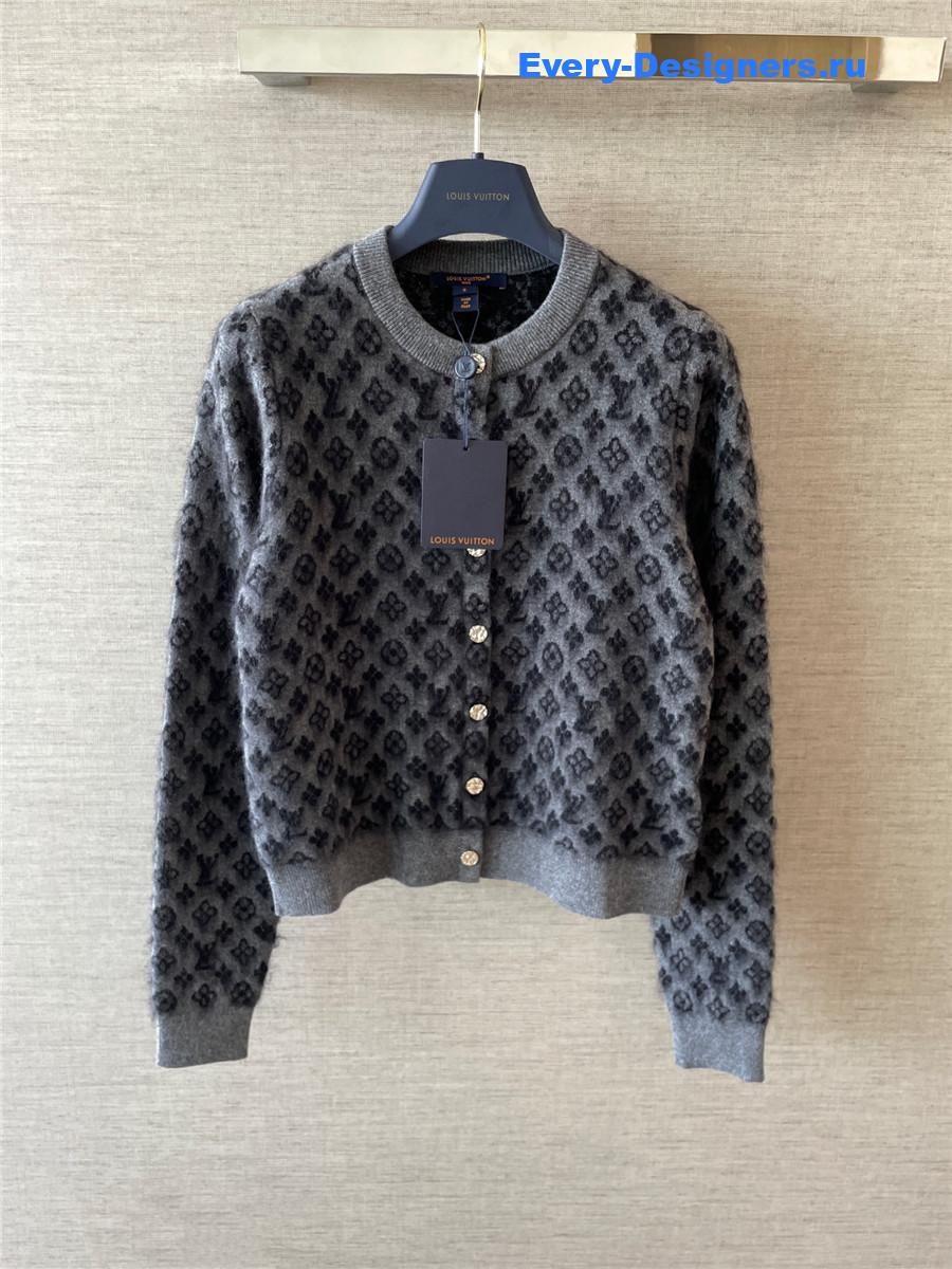 l0vis Vvtt0n brushed monogram cardigan