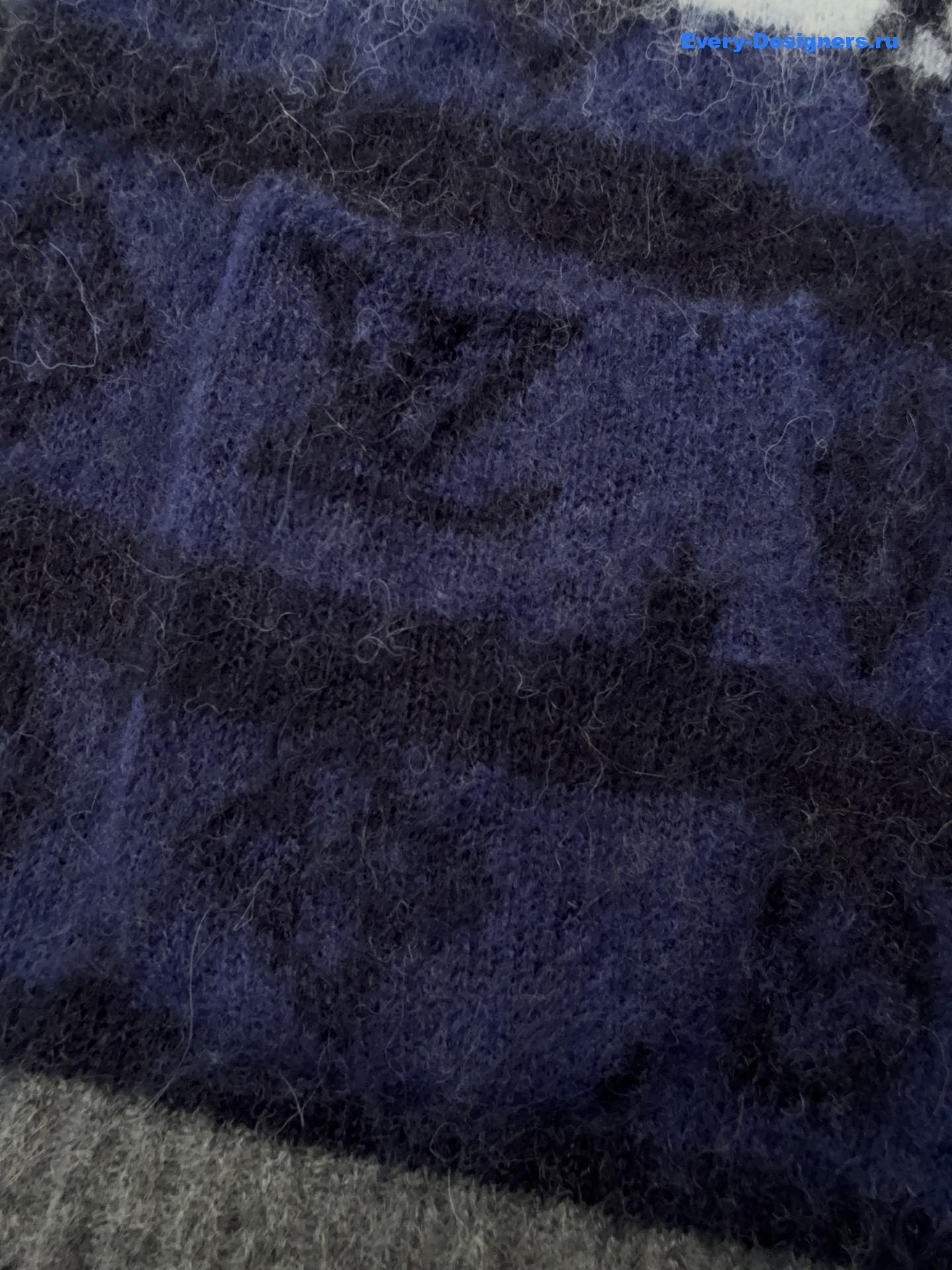 l0vis Vvtt0n monogram mohair cardigan