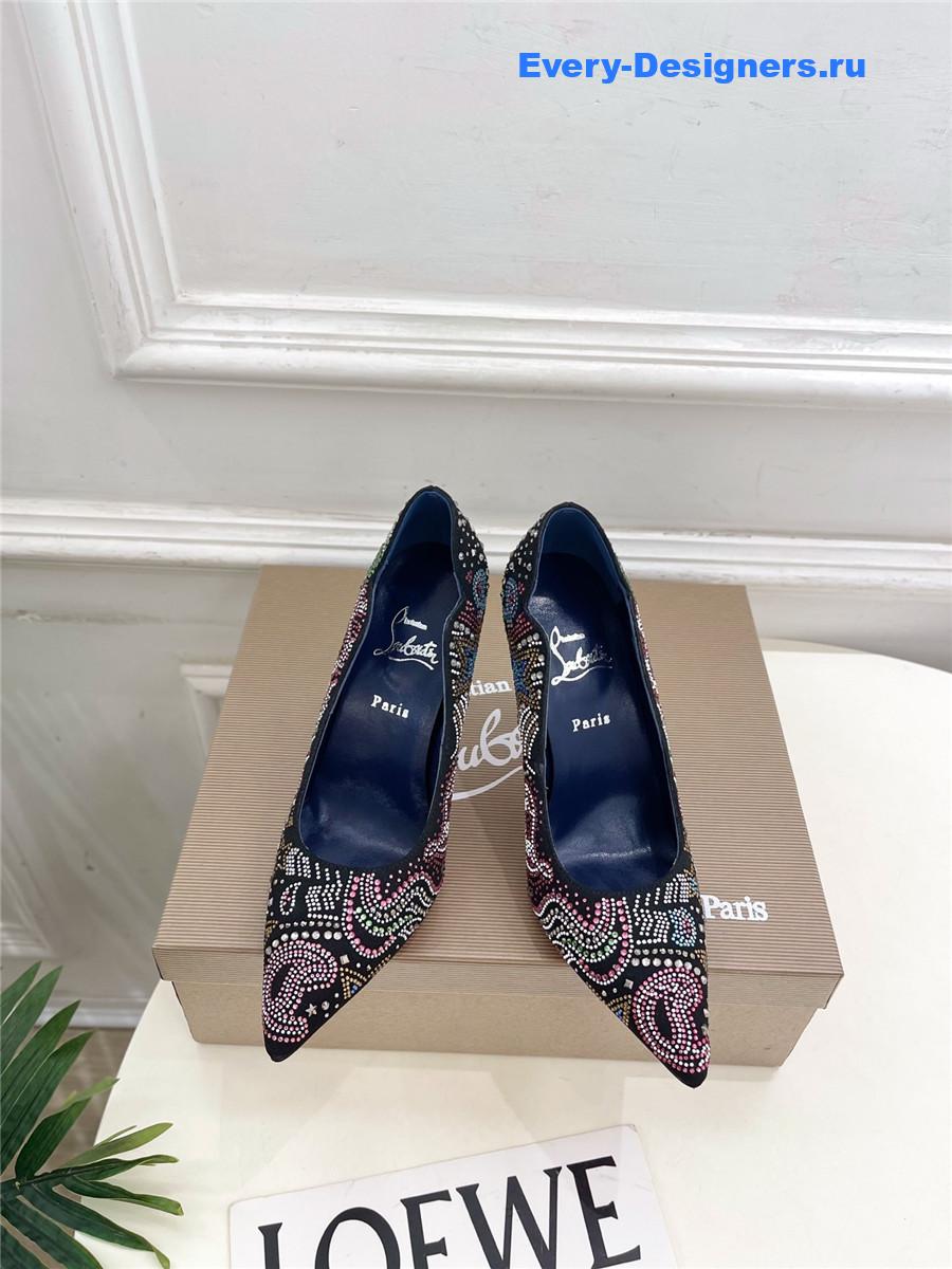 Chr1st1an louboutin hot chick starlight embellished pumps