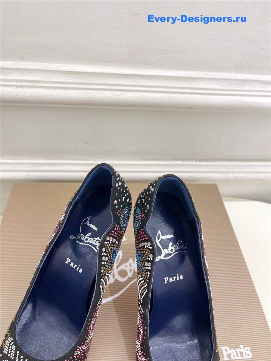 Chr1st1an louboutin hot chick starlight embellished pumps