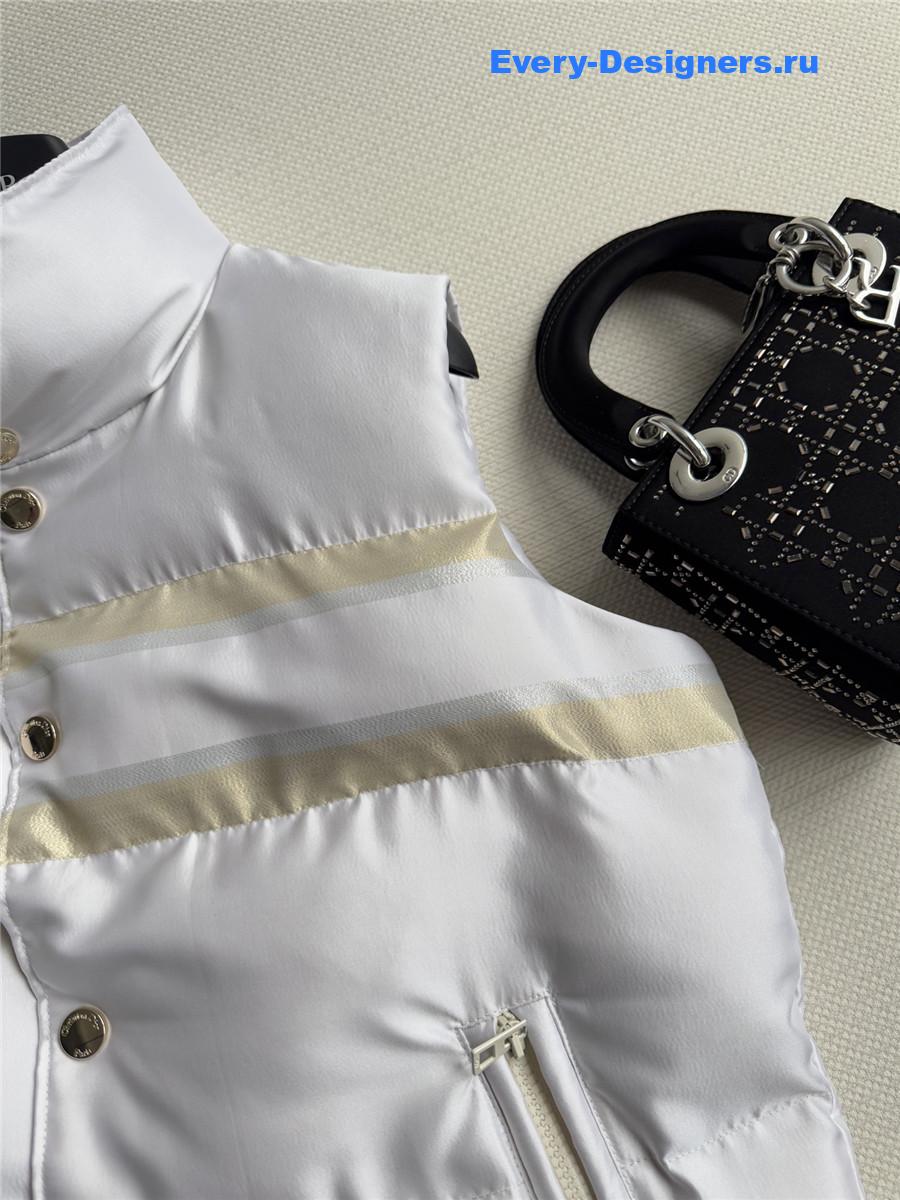 D10r D10ralps white puffer vest