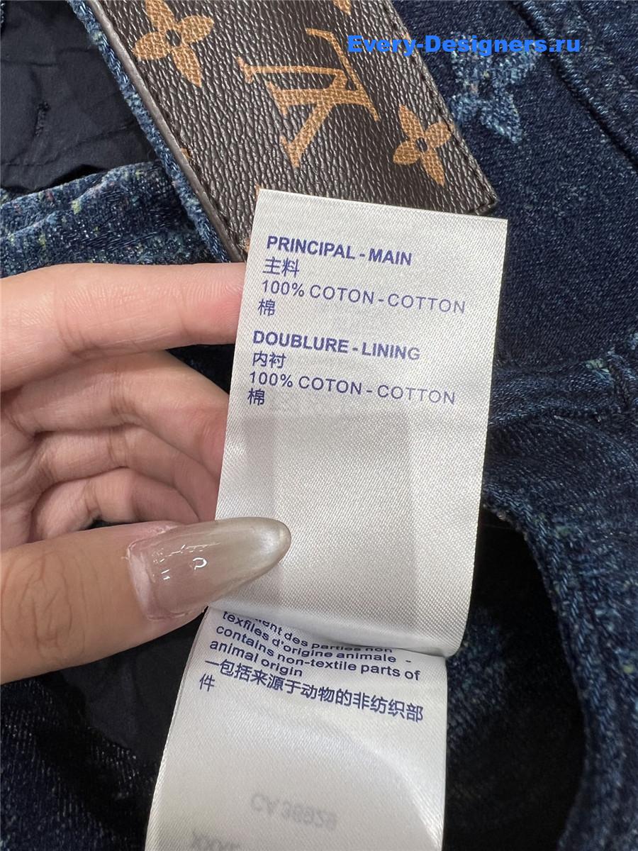 l0vis Vvtt0n monogram straight leg jeans