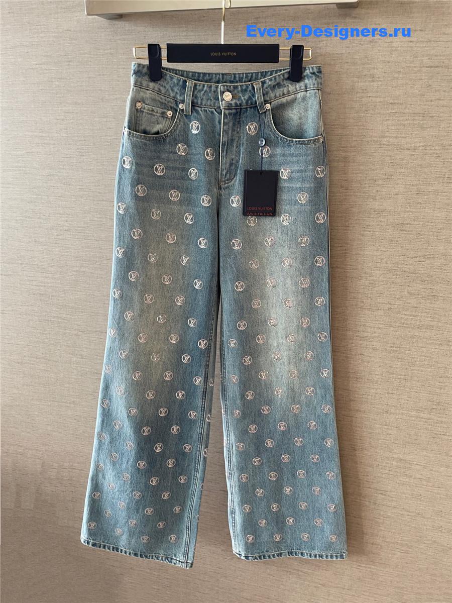 l0vis Vvtt0n signature sequin boot-cut jeans