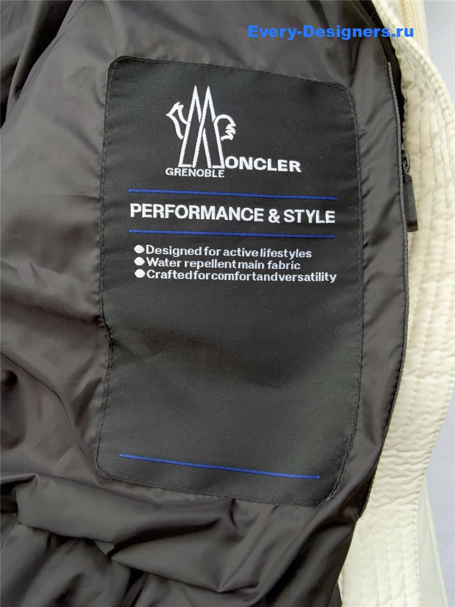 Moncler White Ivory Wollemi Hooded Down Ski Jacket