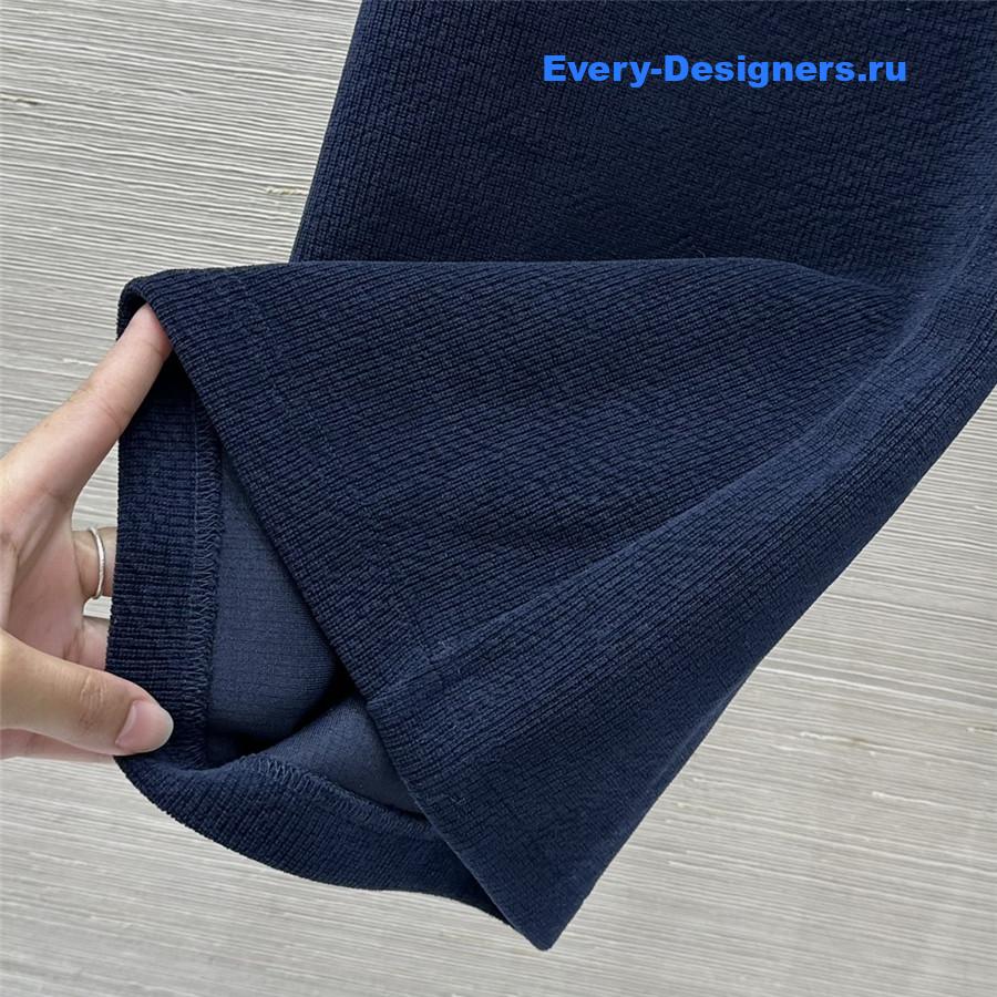 Miu Miu Navy Blue Drawstring Pants